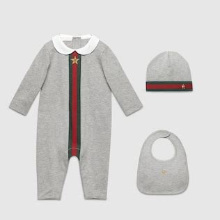 bonnet bebe gucci|gucci baby jumpsuit.